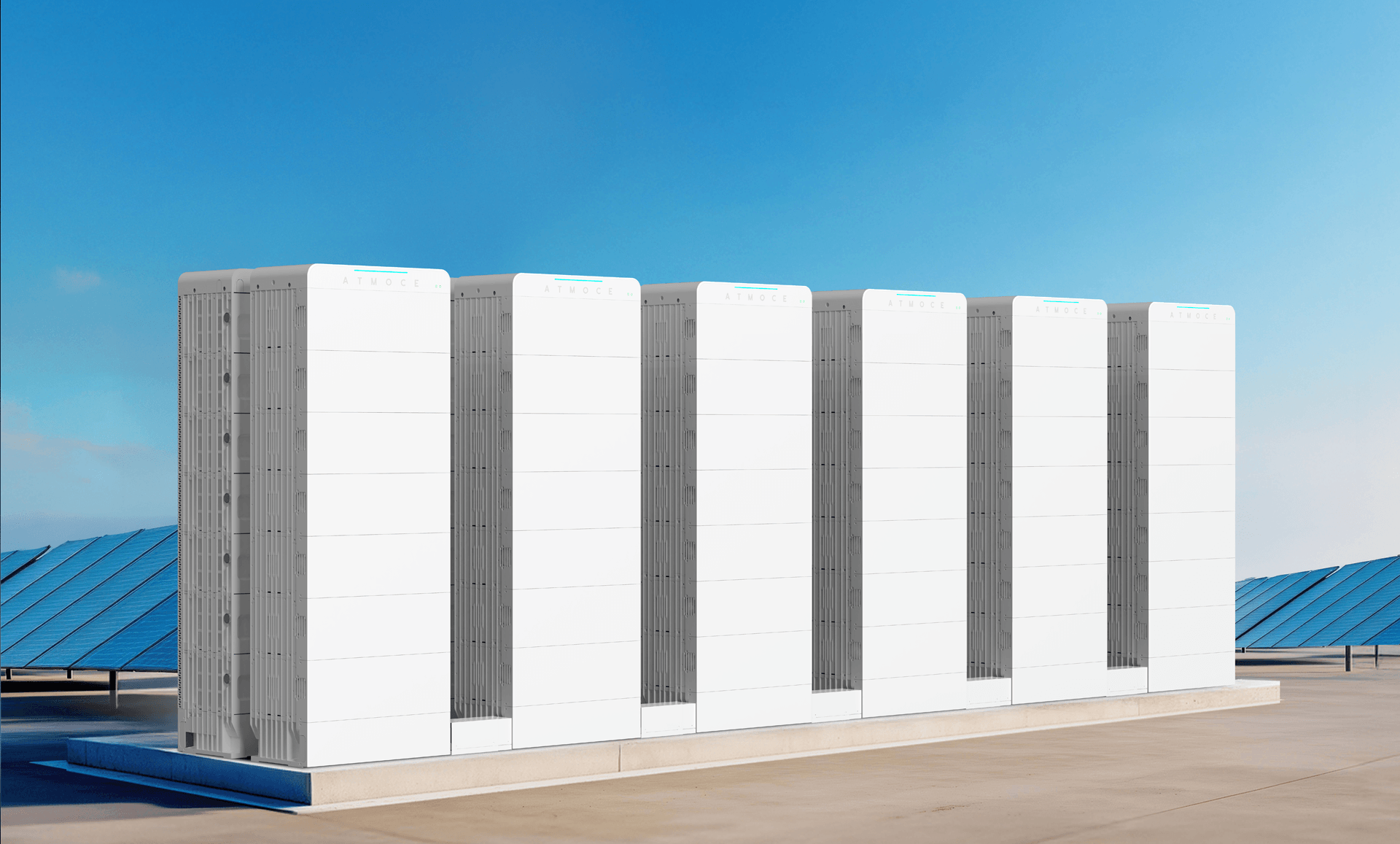 Modules ATMOCE M-ELV BattBank installés en série