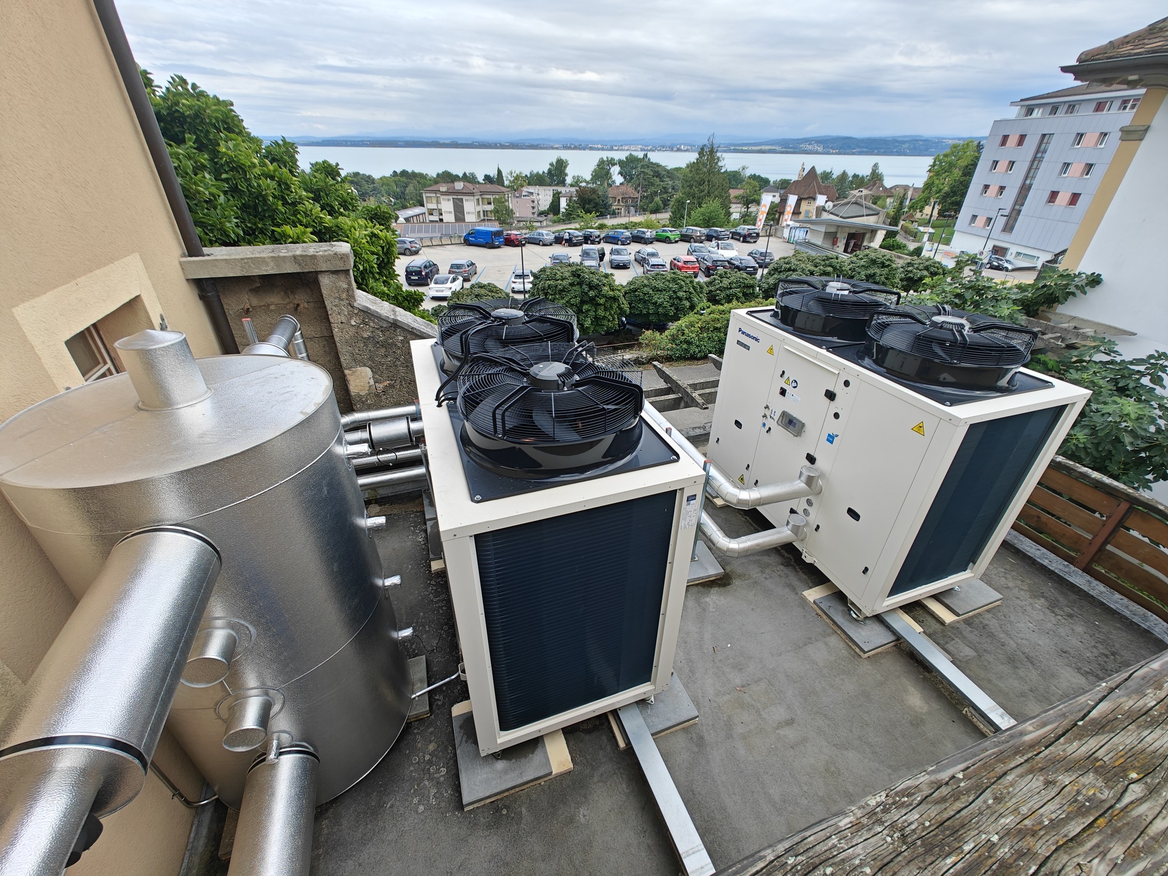 Installation frigorifique professionnelle Leader Froid dans un domaine viticole