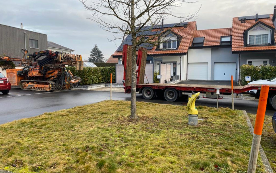 Réalisation d’une géothermie à LONAY (VD)