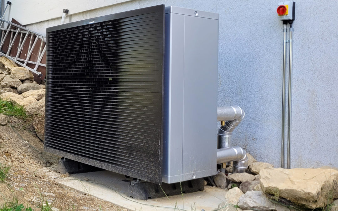 Installation réalisée PAC air/eau à Poliez-le-Grand (VD)