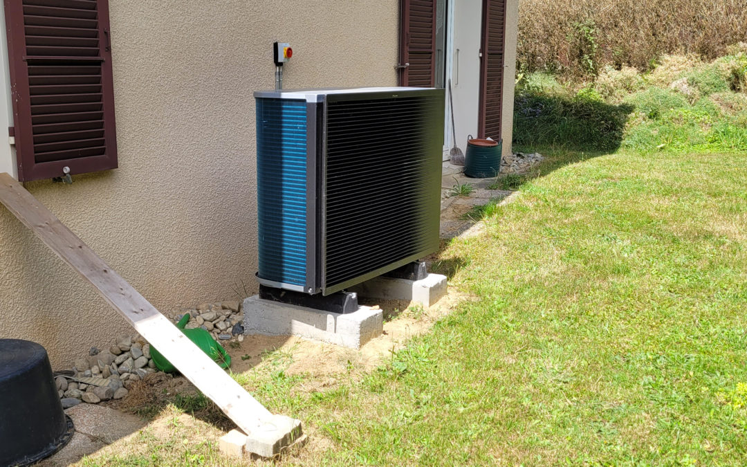 Installation réalisée PAC air/eau à Saint-Cierges (VD)